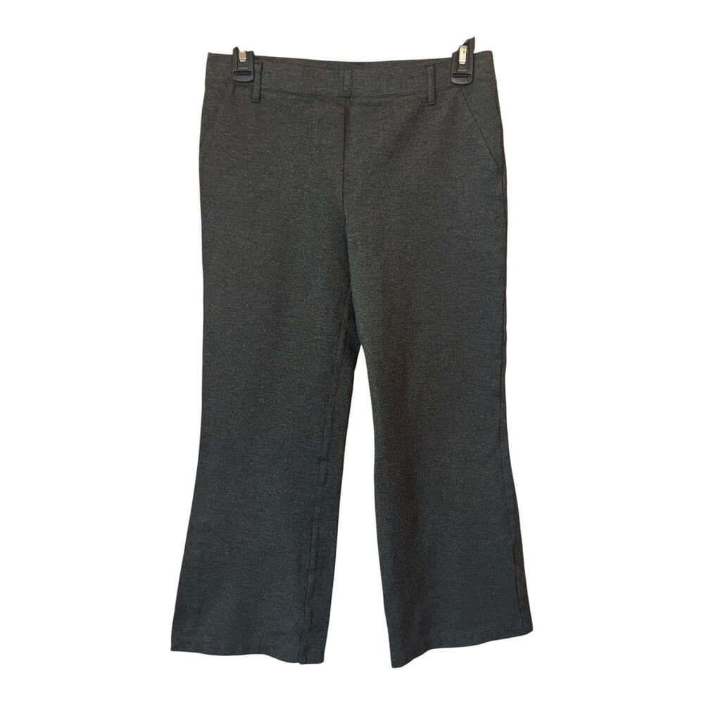 Women's Quince Ultra-Stretch Ponte Bootcut Pants Size S Gray Office Chic Preppy